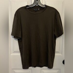BANANA REPUBLIC Men's Dark Brown Luxury Touch Short Sleeve T-Shirt Size M